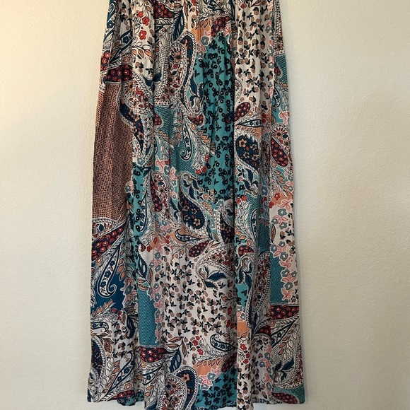 Patrons Of Peace Womens Medium Pull on Floral Maxi Skirt Style "Tide pool" Boho - Picture 6 of 12